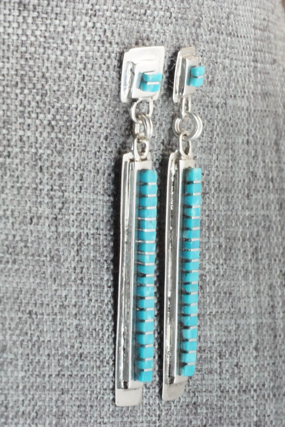 Turquoise & Sterling Silver Earrings - Janelle Shebola