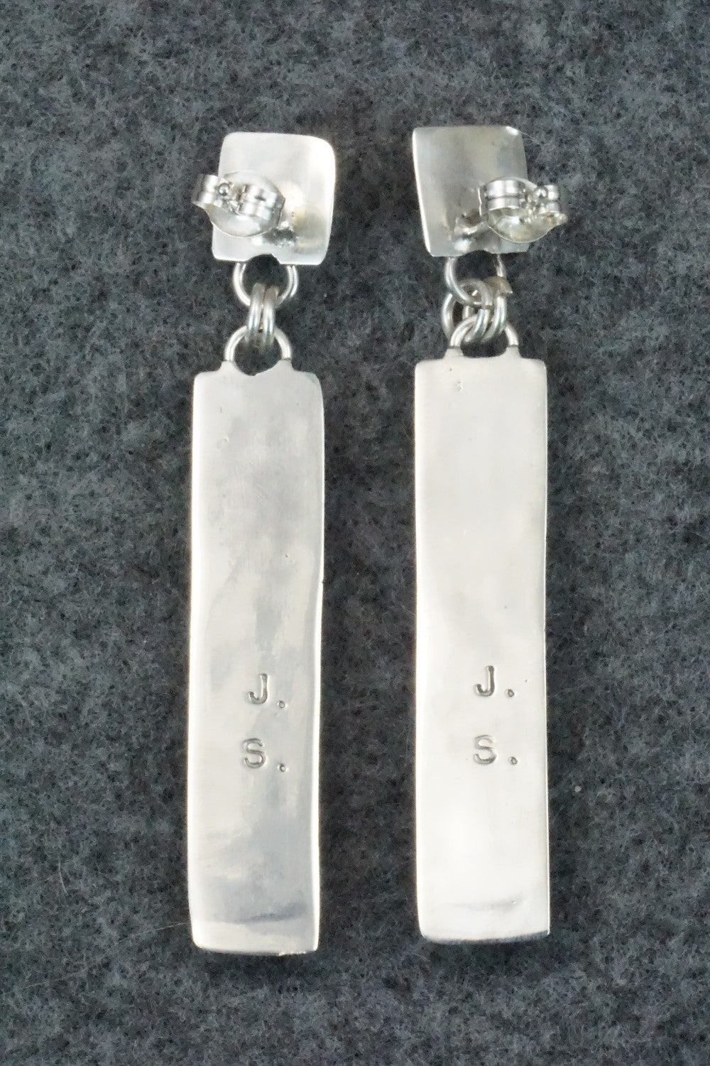 Turquoise & Sterling Silver Earrings - Janelle Shebola