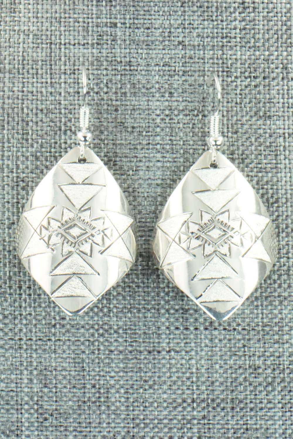 Sterling Silver Earrings - Navajo
