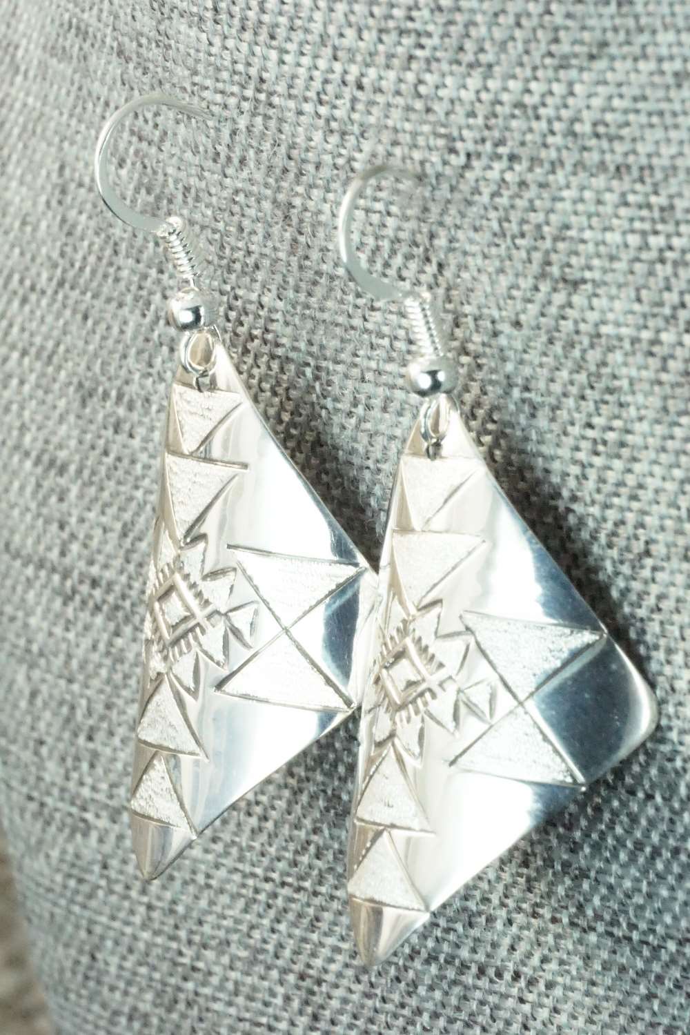 Sterling Silver Earrings - Navajo
