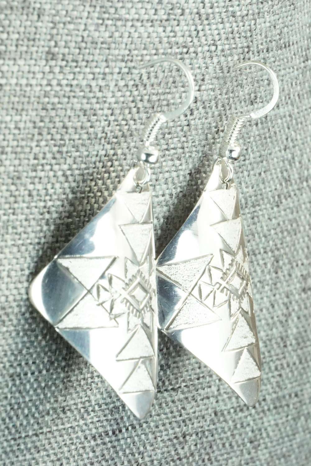 Sterling Silver Earrings - Navajo