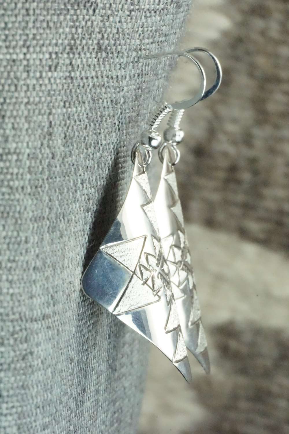 Sterling Silver Earrings - Navajo