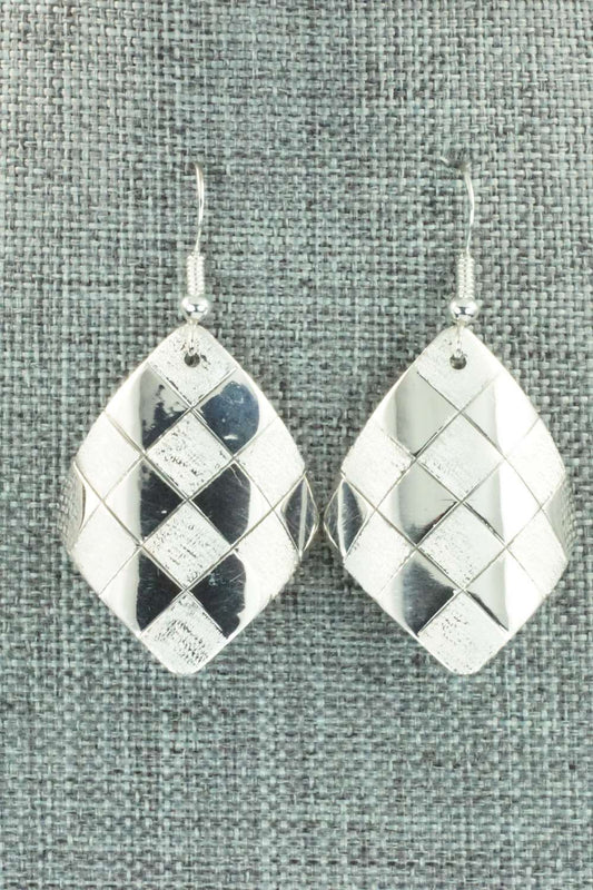 Sterling Silver Earrings - Navajo