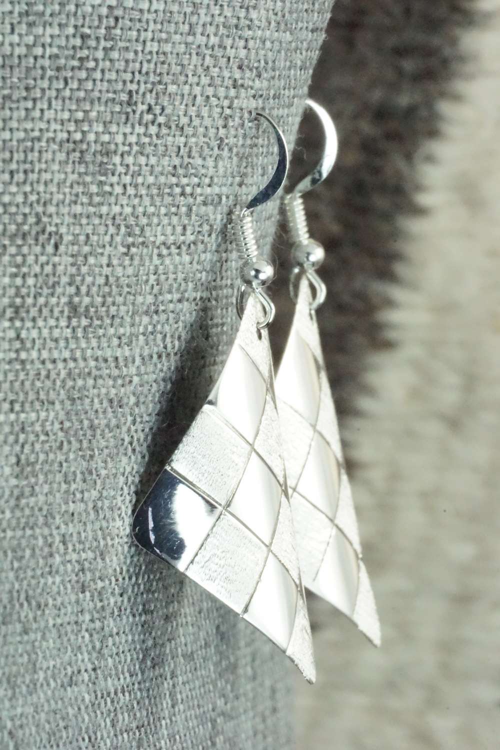 Sterling Silver Earrings - Navajo
