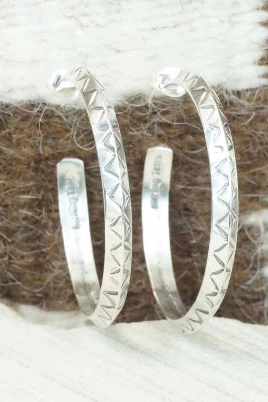Sterling Silver Earrings - Elaine Tahe