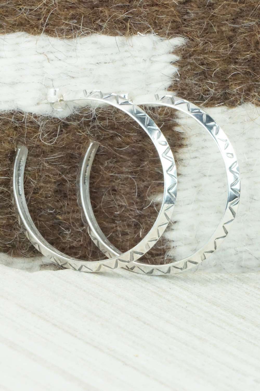 Sterling Silver Earrings - Elaine Tahe