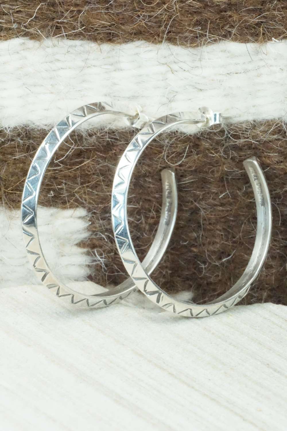 Sterling Silver Earrings - Elaine Tahe
