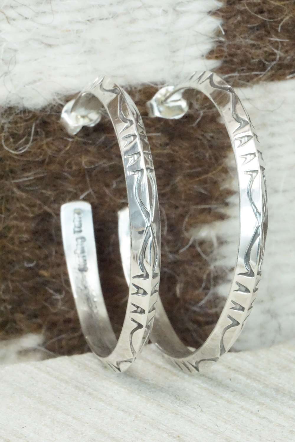 Sterling Silver Earrings - Elaine Tahe