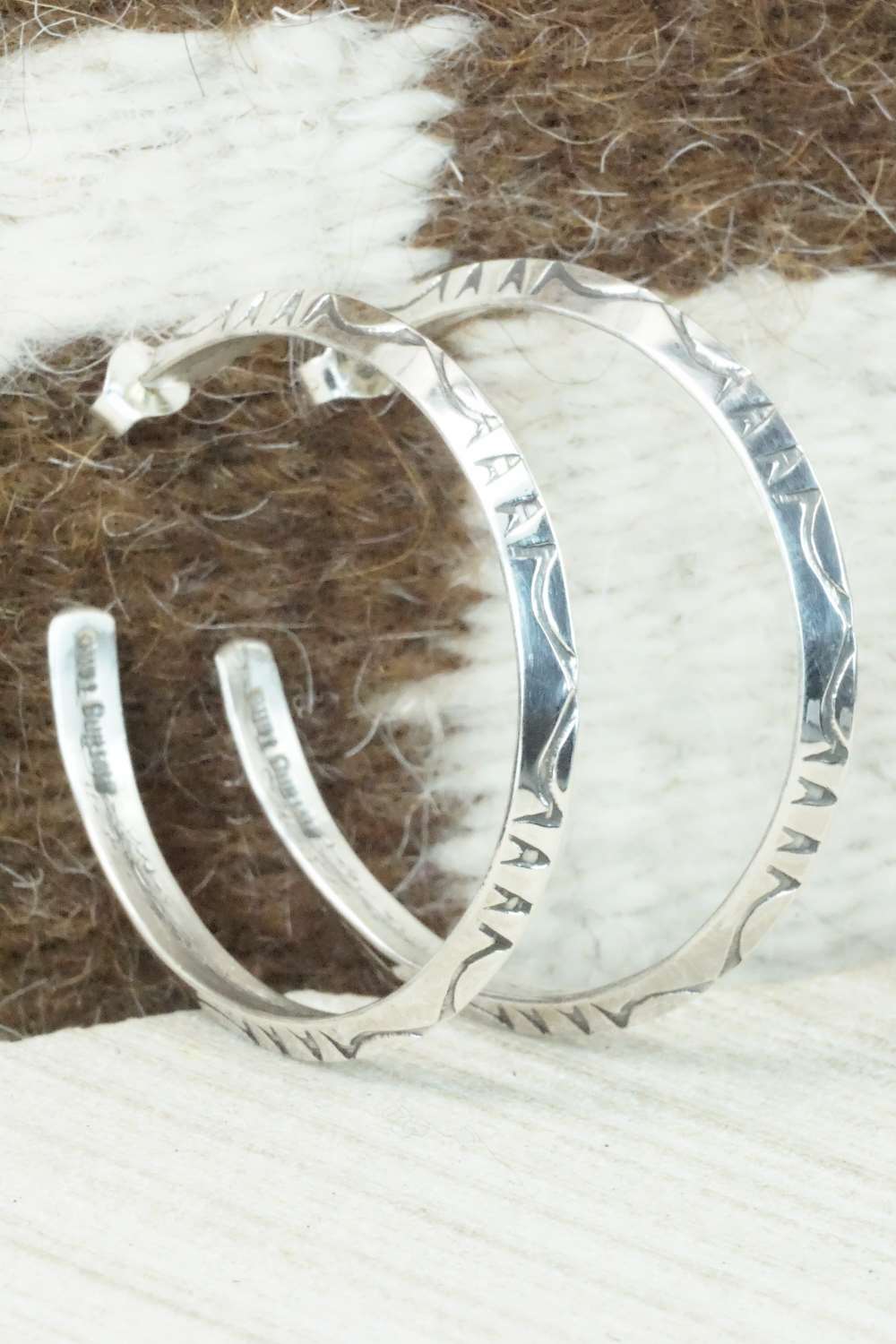 Sterling Silver Earrings - Elaine Tahe