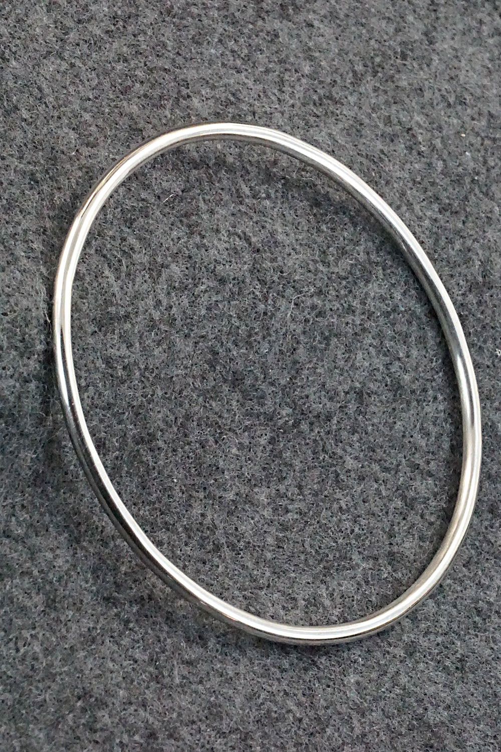 Sterling Silver Bangle Bracelet - Elaine Tahe