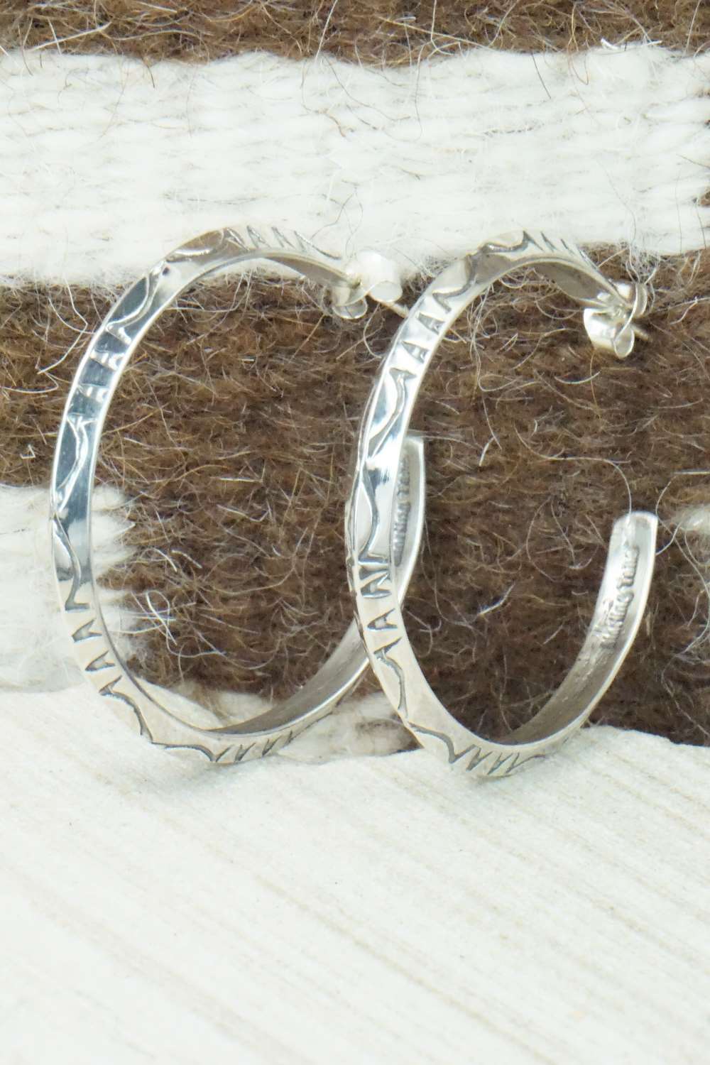 Sterling Silver Earrings - Elaine Tahe
