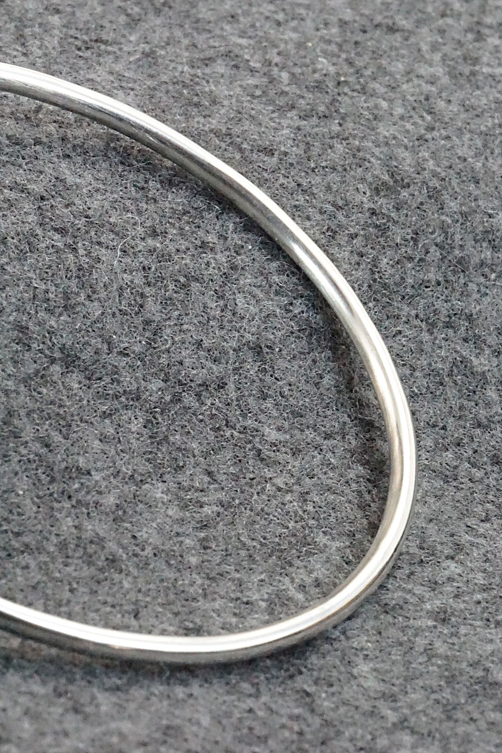 Sterling Silver Bangle Bracelet - Elaine Tahe