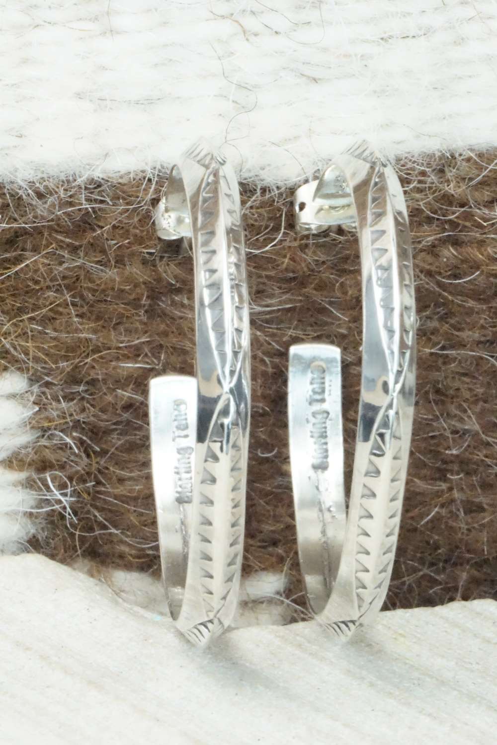 Sterling Silver Earrings - Elaine Tahe