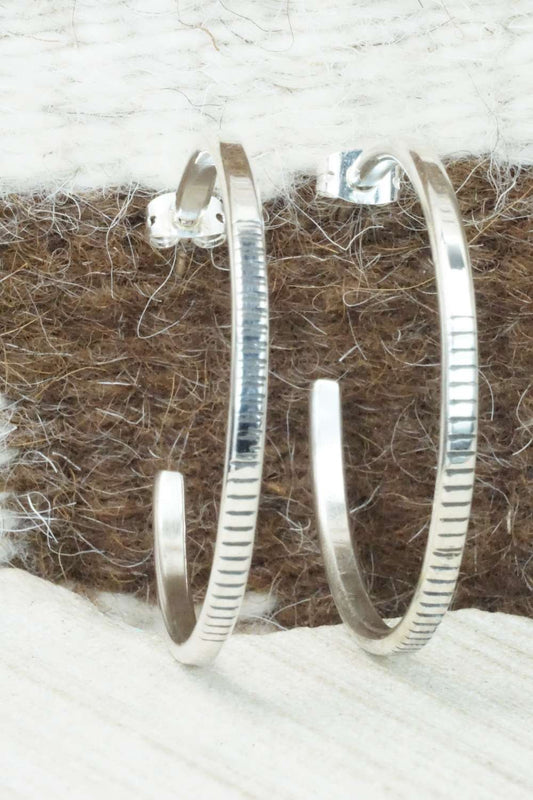 Sterling Silver Earrings - Elaine Tahe