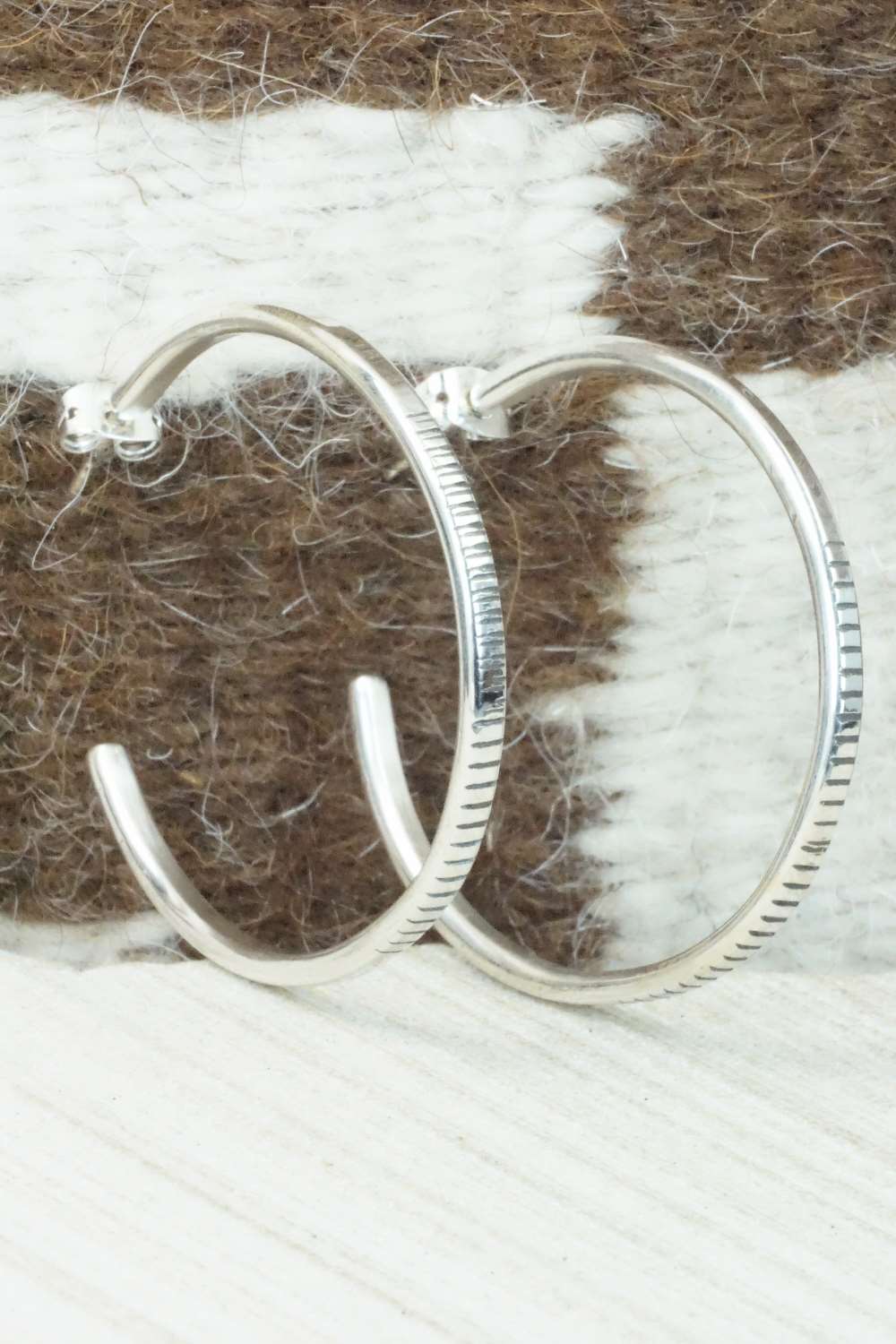 Sterling Silver Earrings - Elaine Tahe