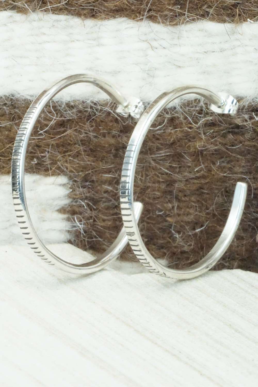 Sterling Silver Earrings - Elaine Tahe