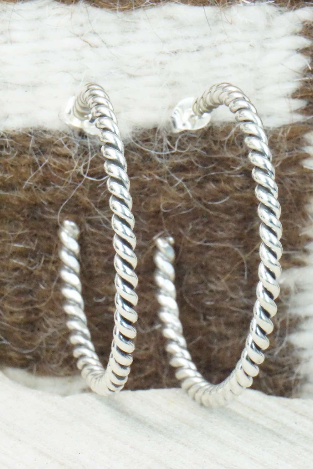 Sterling Silver Earrings - Elaine Tahe