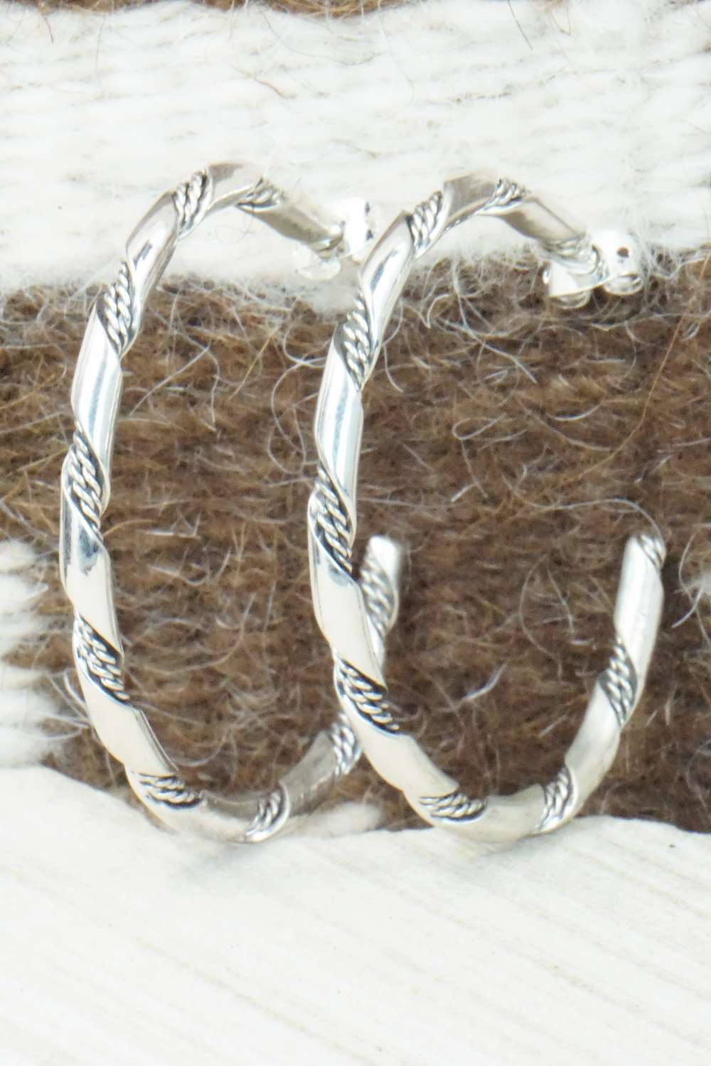 Sterling Silver Earrings - Elaine Tahe