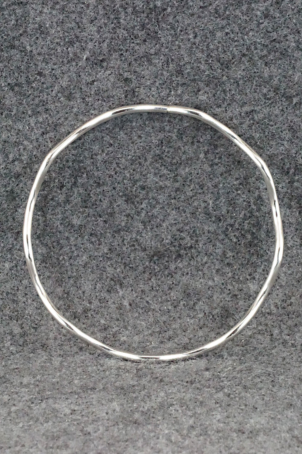 Sterling Silver Bangle Bracelet - Elaine Tahe