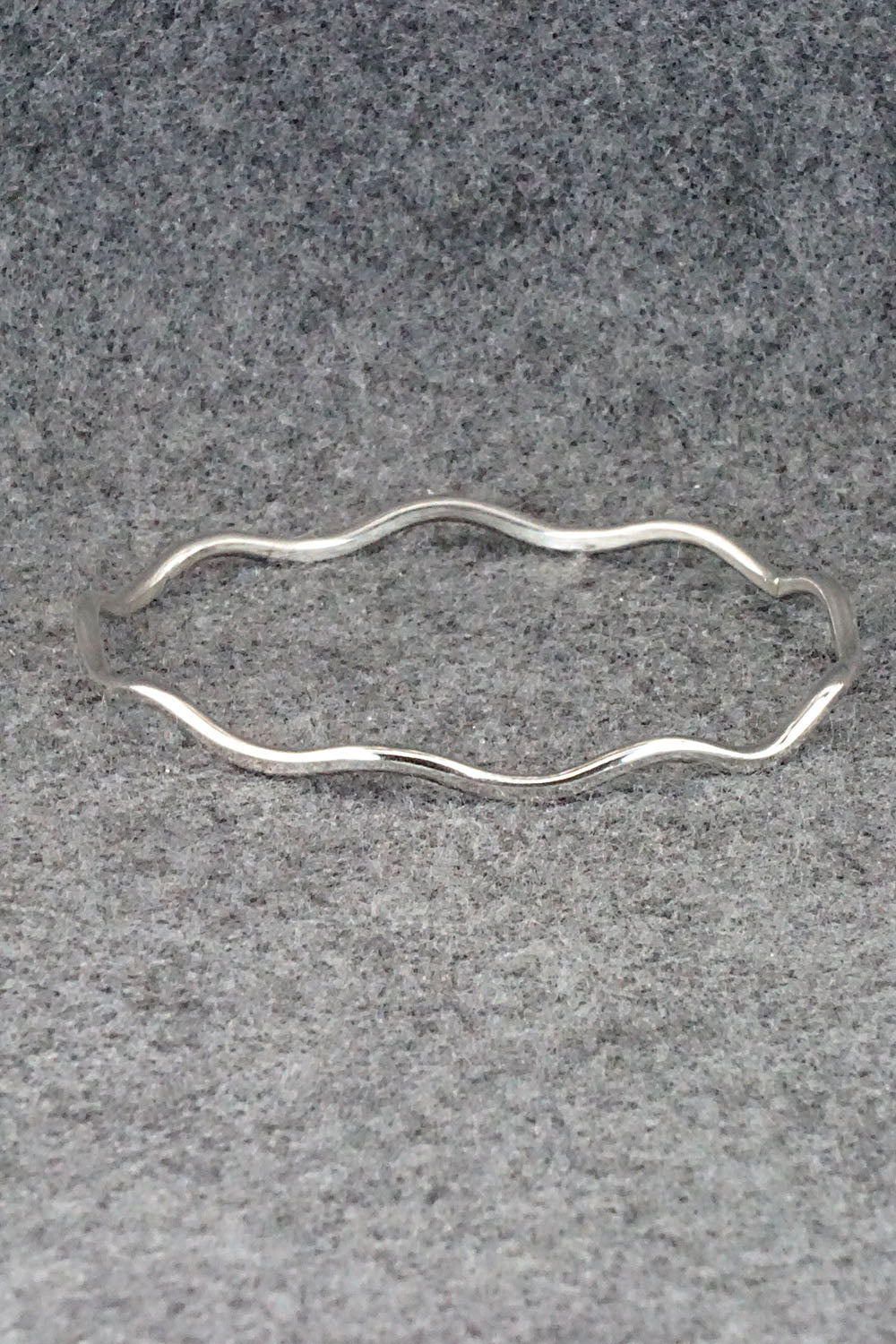 Sterling Silver Bangle Bracelet - Elaine Tahe