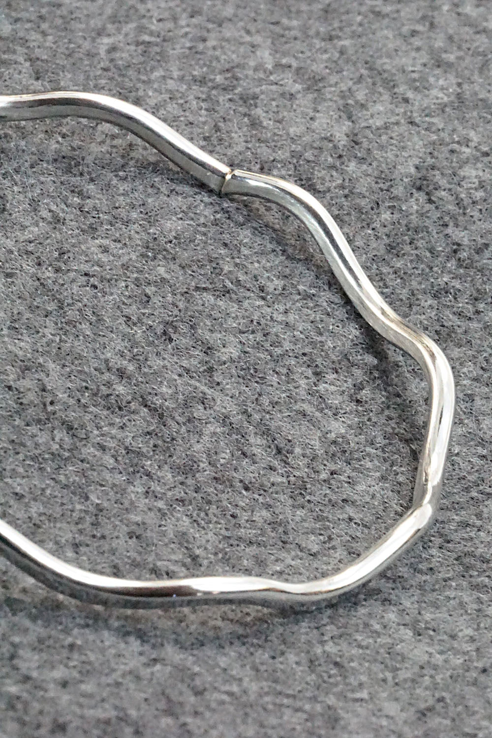 Sterling Silver Bangle Bracelet - Elaine Tahe