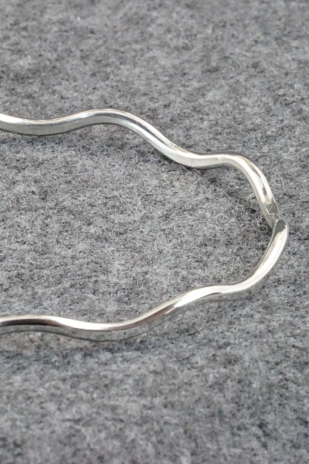 Sterling Silver Bangle Bracelet - Elaine Tahe