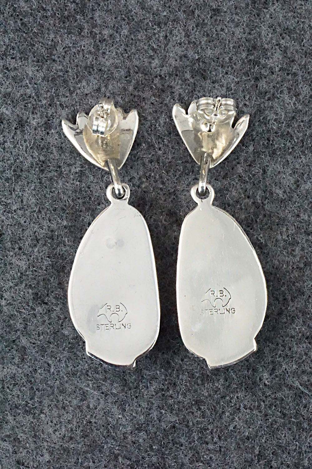 Turquoise and Sterling Silver Earrings - Sharon McCarthy