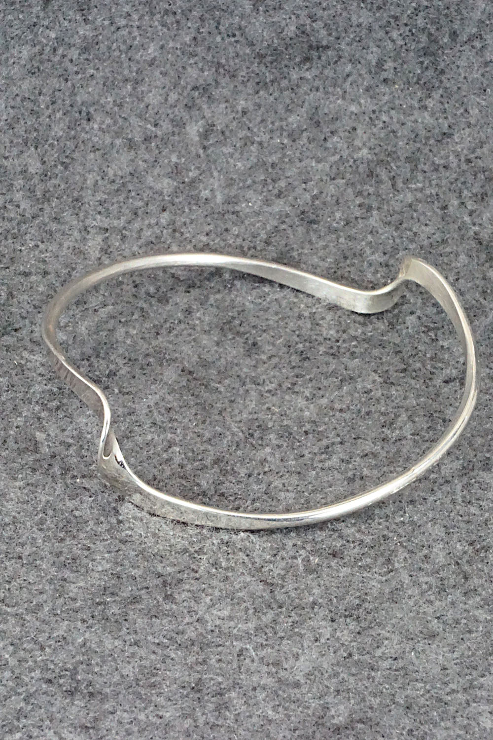 Sterling Silver Bangle Bracelet - Elaine Tahe