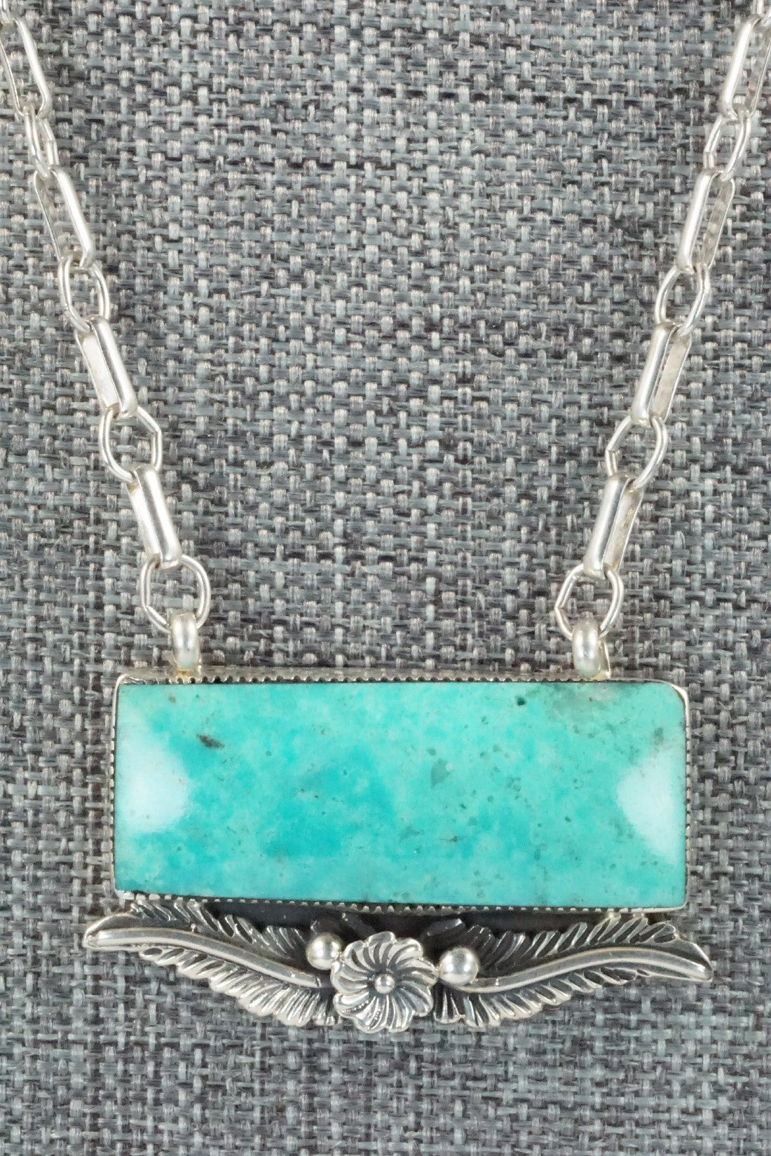 Turquoise & Sterling Silver Necklace - Gregg Yazzie