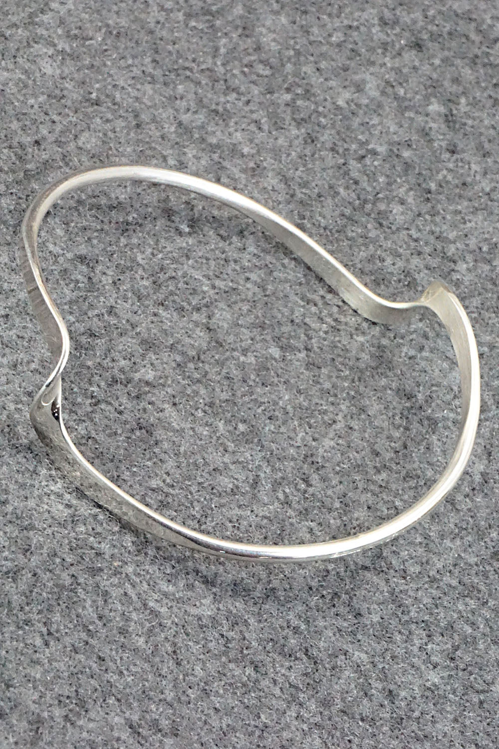 Sterling Silver Bangle Bracelet - Elaine Tahe