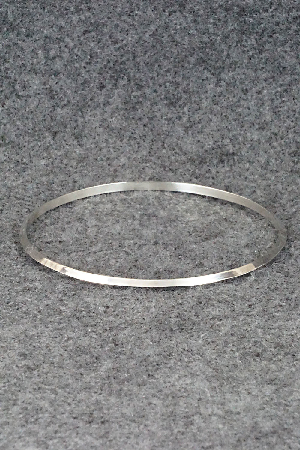 Sterling Silver Bangle Bracelet - Elaine Tahe