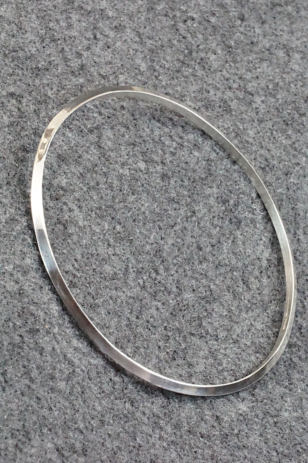 Sterling Silver Bangle Bracelet - Elaine Tahe