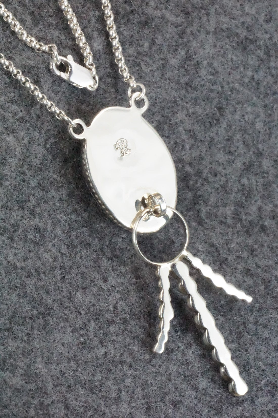White Buffalo & Sterling Silver Necklace - Angie Platero