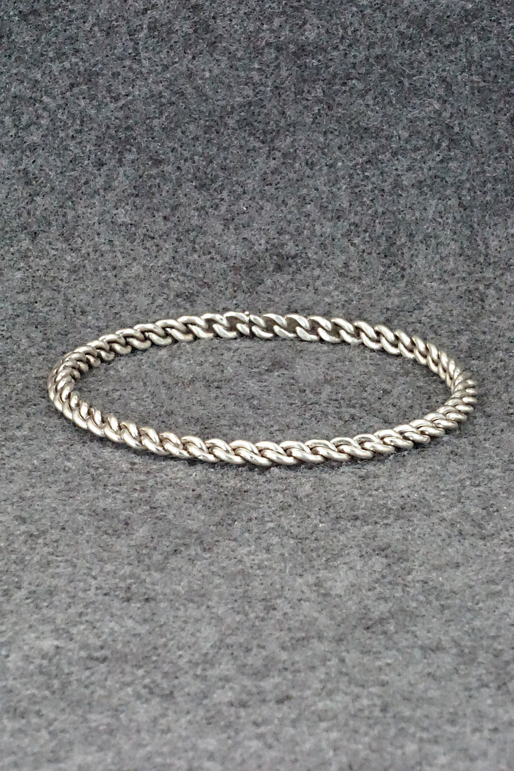 Sterling Silver Bangle Bracelet - Elaine Tahe