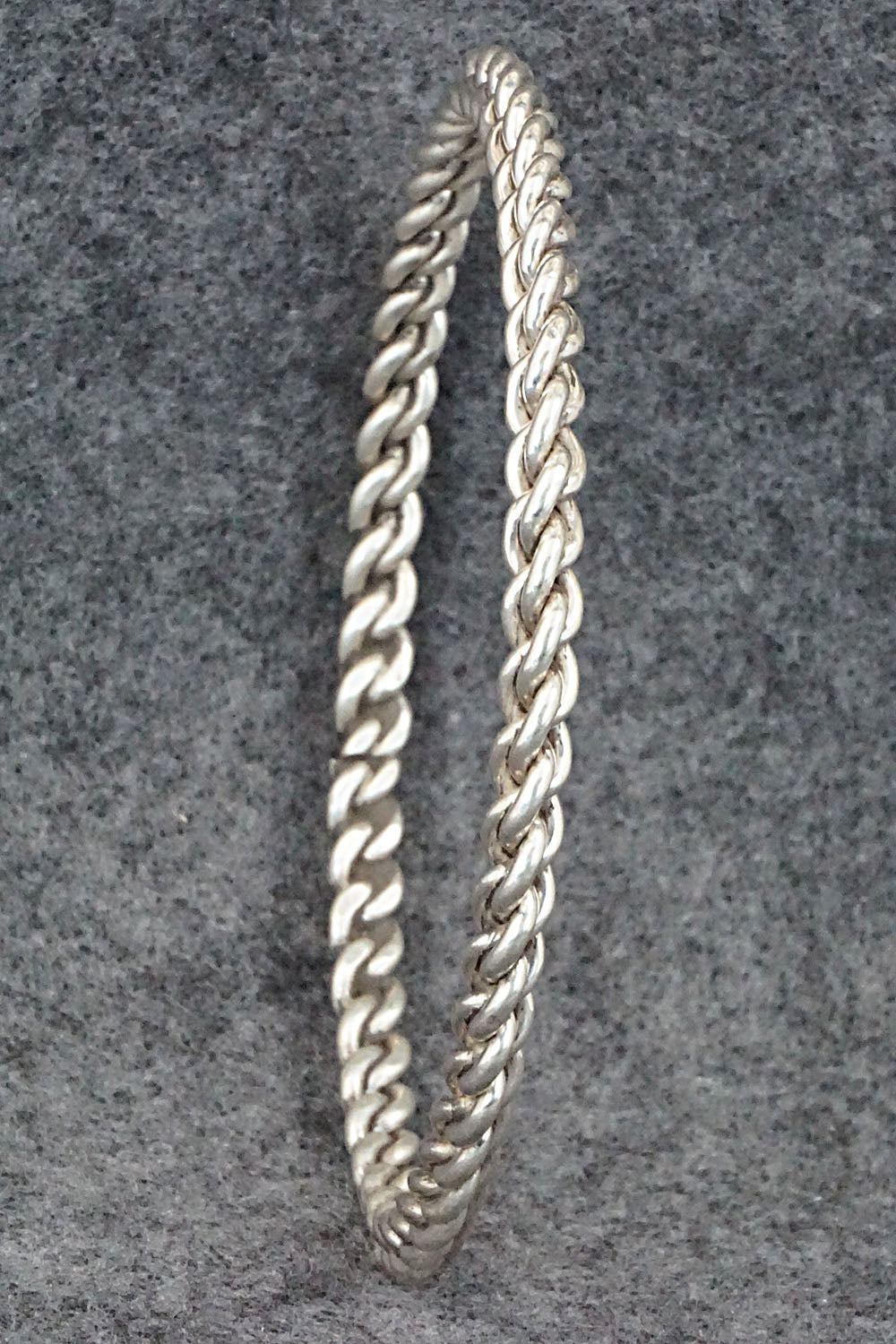 Sterling Silver Bangle Bracelet - Elaine Tahe