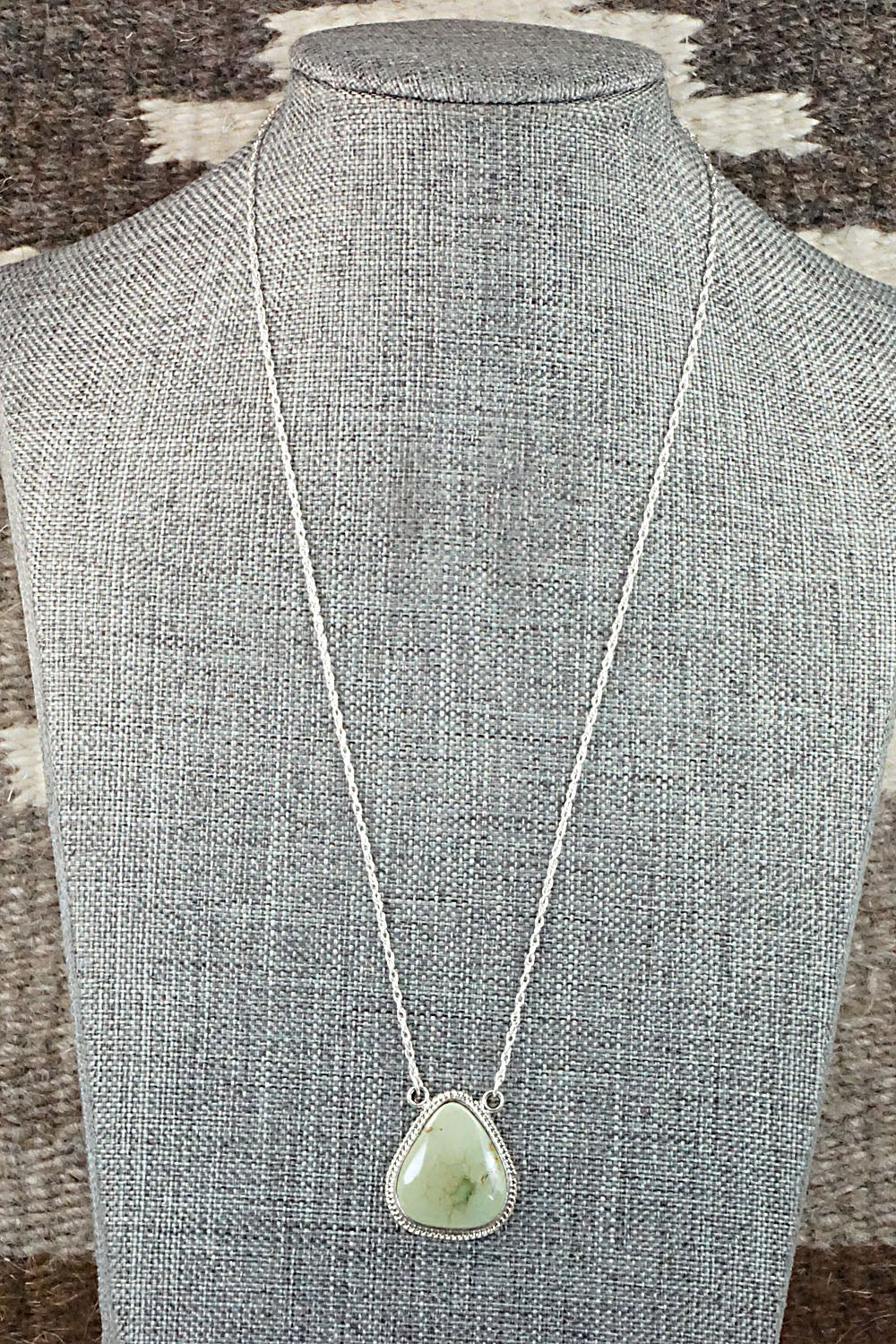 Turquoise & Sterling Silver Necklace - Annie Spencer