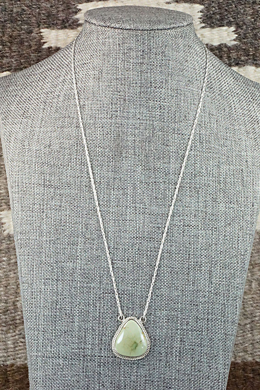 Turquoise & Sterling Silver Necklace - Annie Spencer