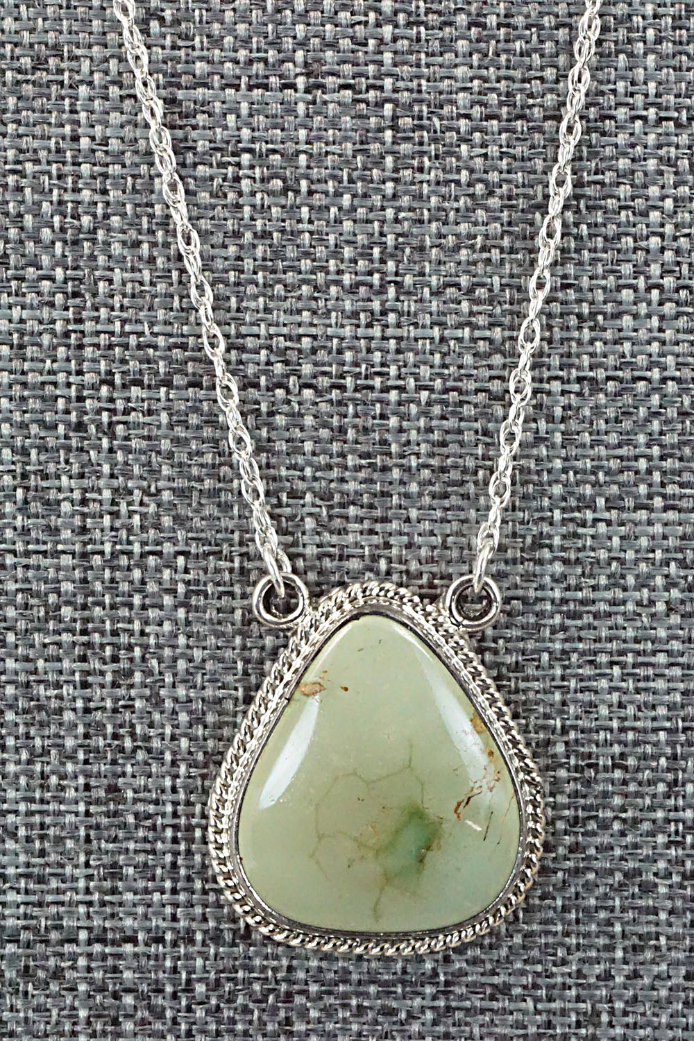 Turquoise & Sterling Silver Necklace - Annie Spencer