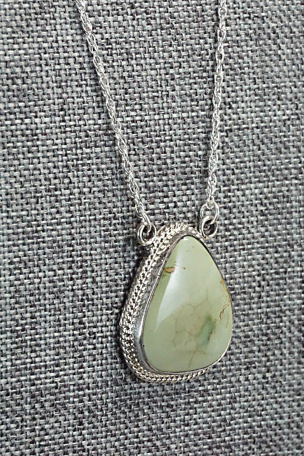 Turquoise & Sterling Silver Necklace - Annie Spencer