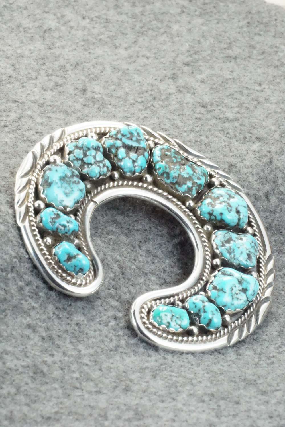 Turquoise & Sterling Silver Pendant - Esther Spencer