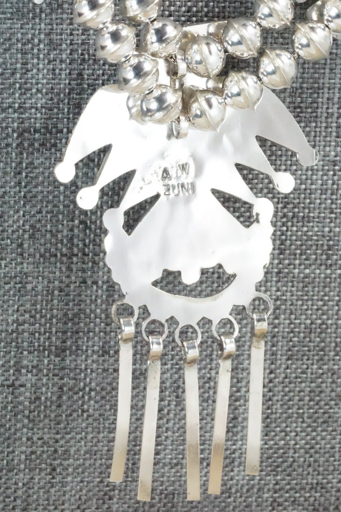 Multi Stone & Sterling Silver Inlay Necklace Set - Adrian Wallace
