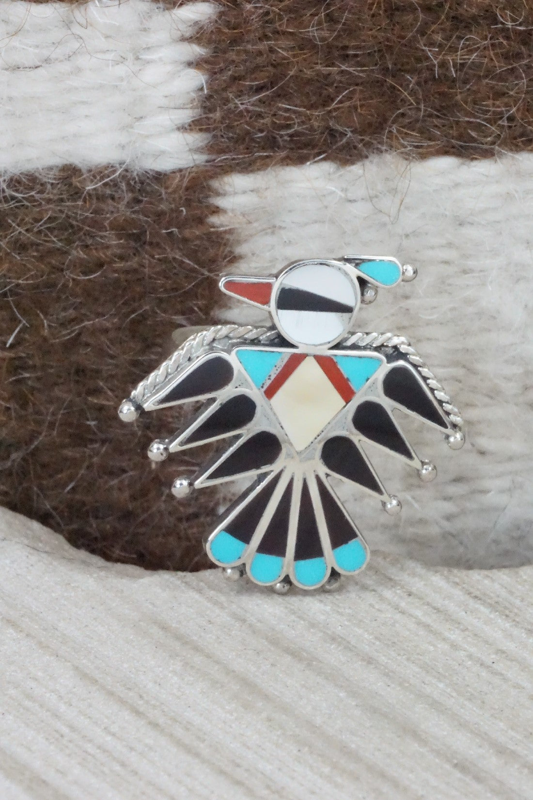 Multi Stone & Sterling Silver Inlay Necklace Set - Adrian Wallace