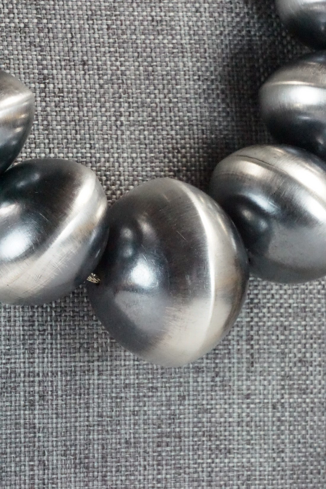 Sterling Silver Navajo Pearl Necklace & Earrings - Tonisha Haley