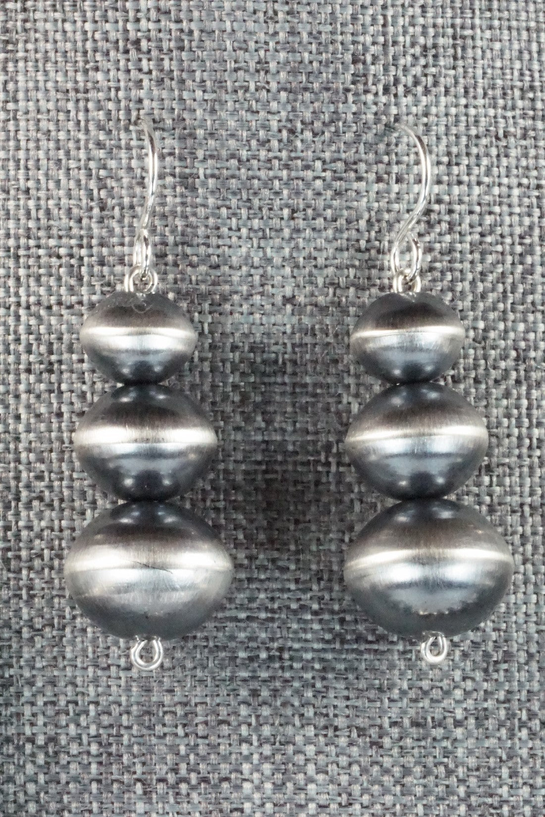 Sterling Silver Navajo Pearl Necklace & Earrings - Tonisha Haley