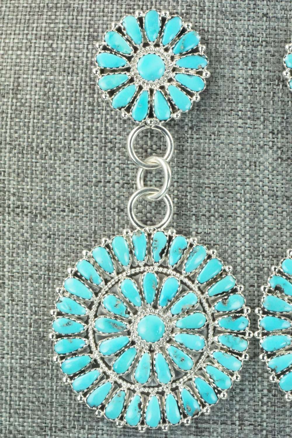 Turquoise & Sterling Silver Earrings - Justin Wilson