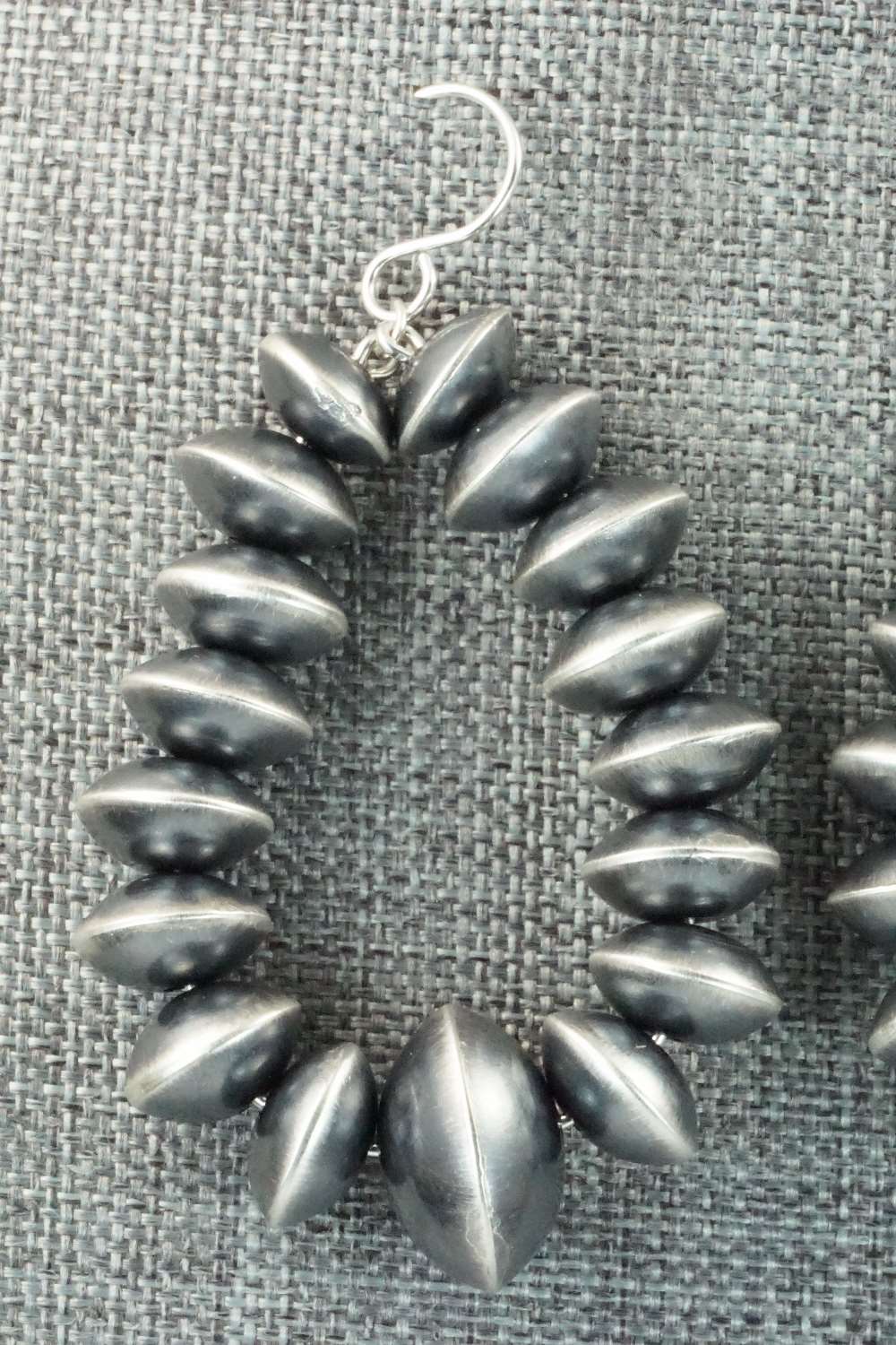 Sterling Silver Navajo Pearl Earrings - Tonisha Haley