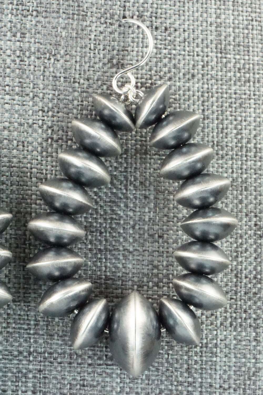 Sterling Silver Navajo Pearl Earrings - Tonisha Haley