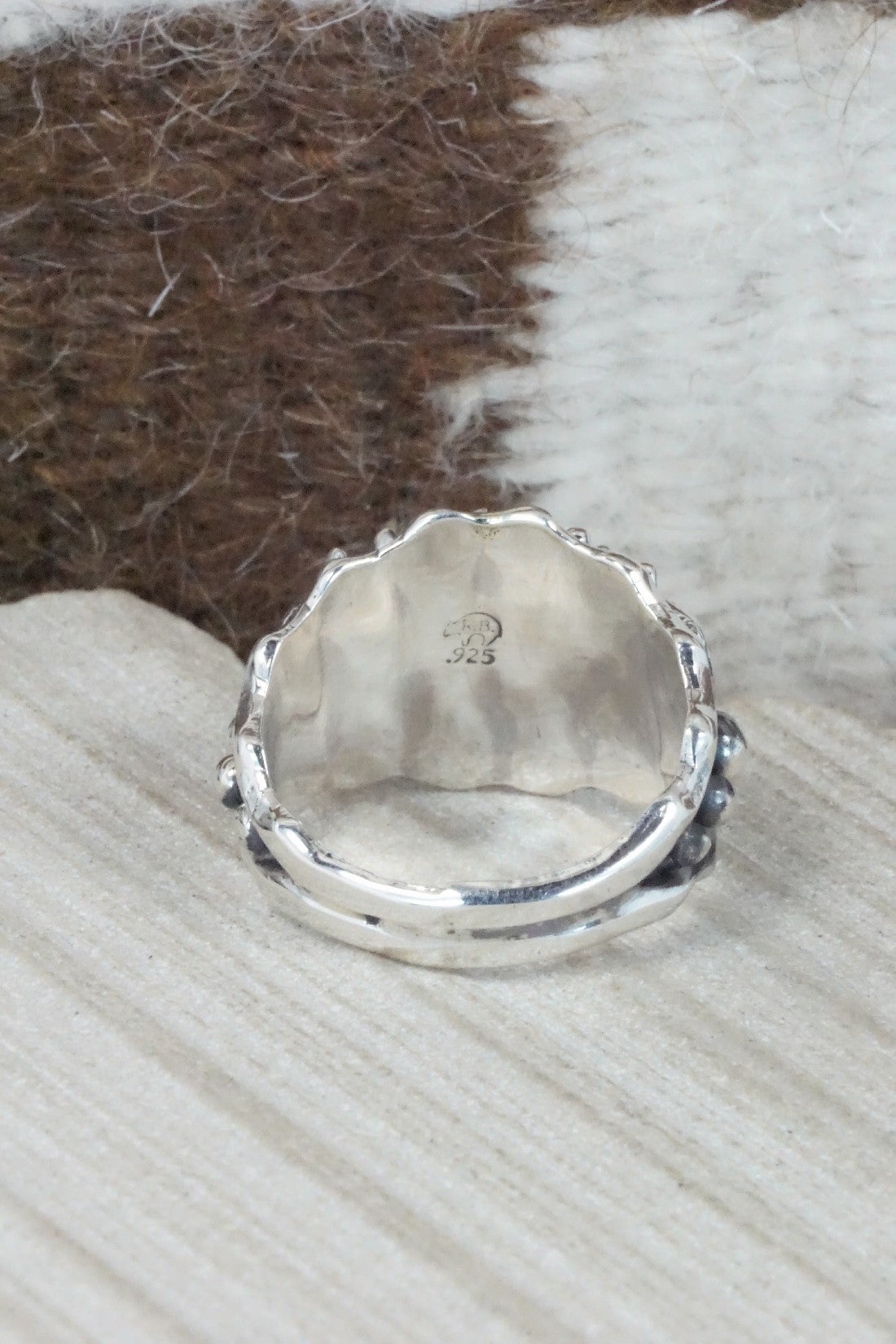 Sterling Silver Ring - Genevieve Francisco - Size 11.75