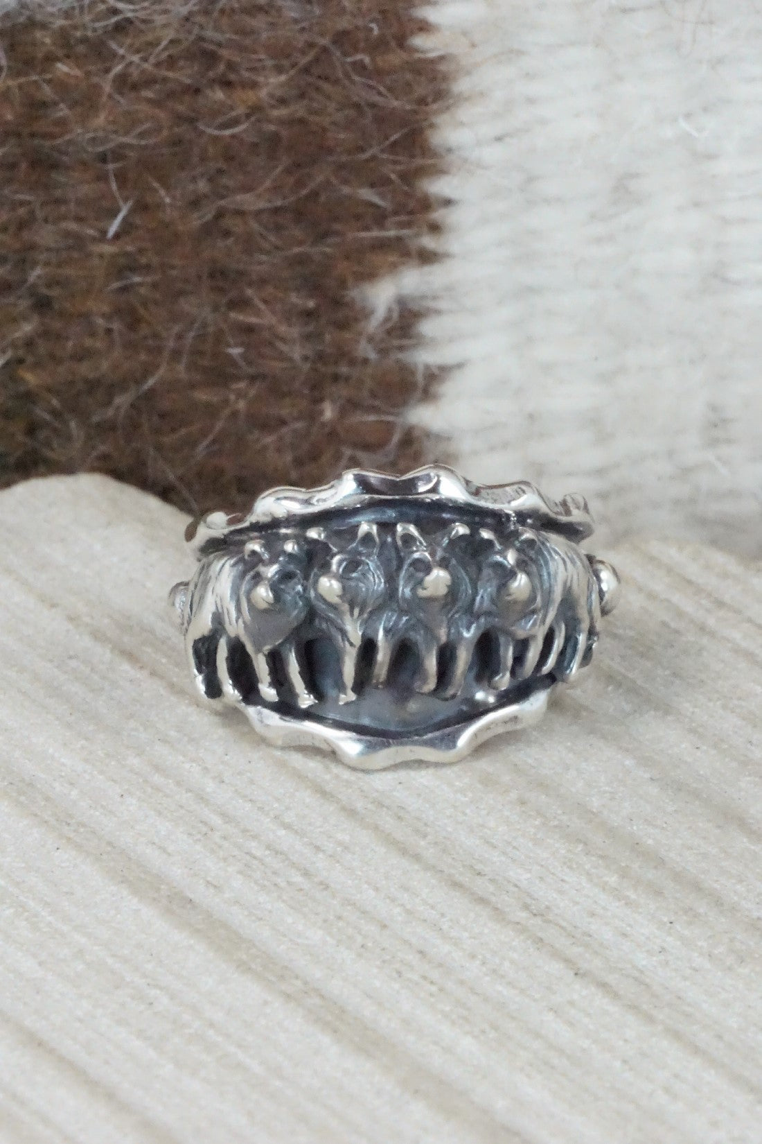 Sterling Silver Ring - Genevieve Francisco - Size 12