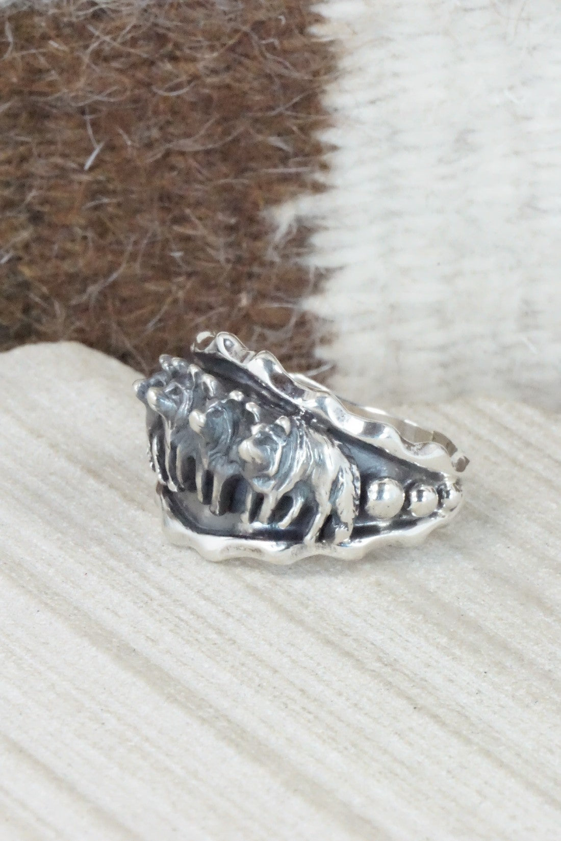 Sterling Silver Ring - Genevieve Francisco - Size 12